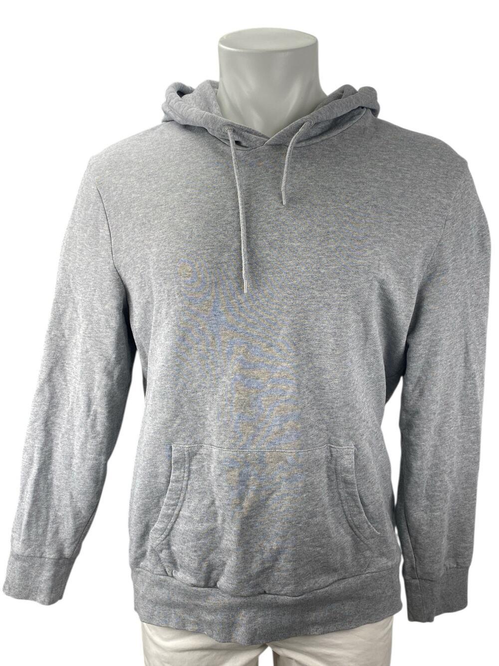 Levi's Men's Gray Cotton Long Sleeve Hooded Hoodie Sweatshirt Sweater Top Size L